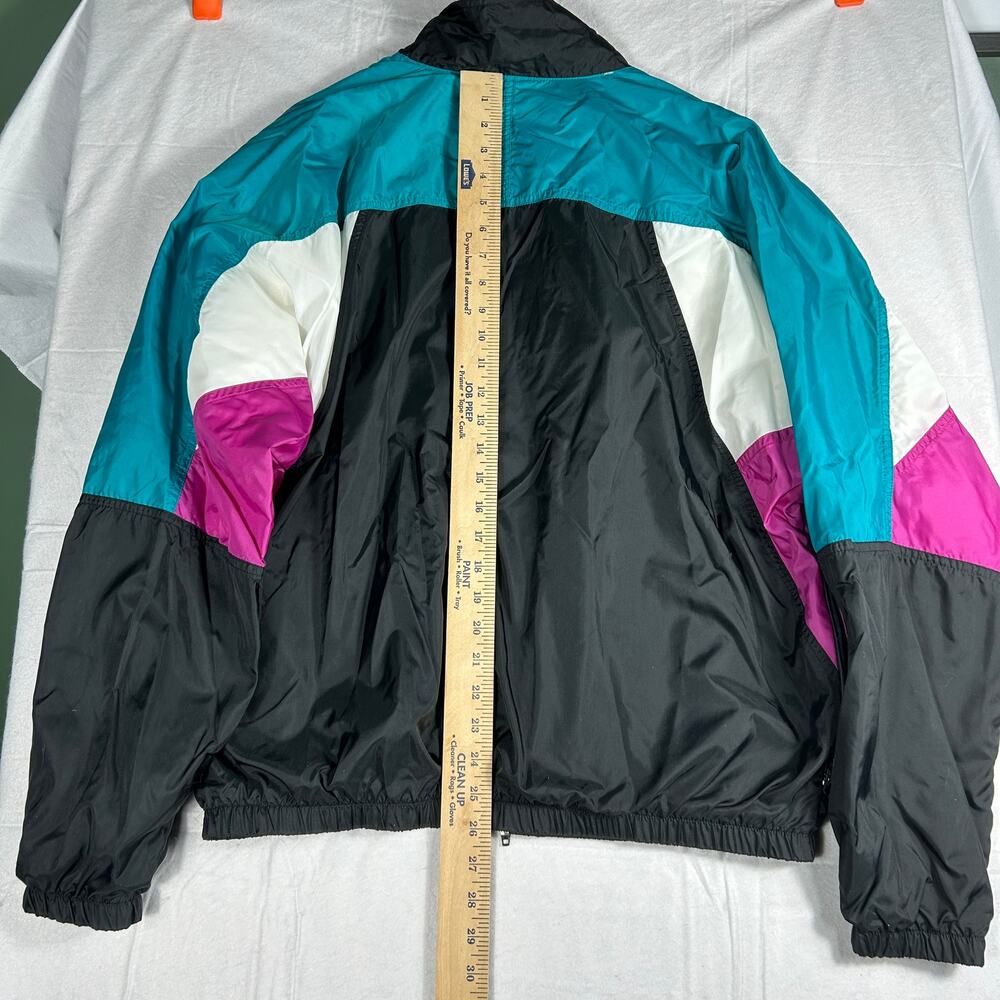 Vintage 90s Nike Silver Tab Windbreaker Jacket - Men's Large - Picture 13 of 16